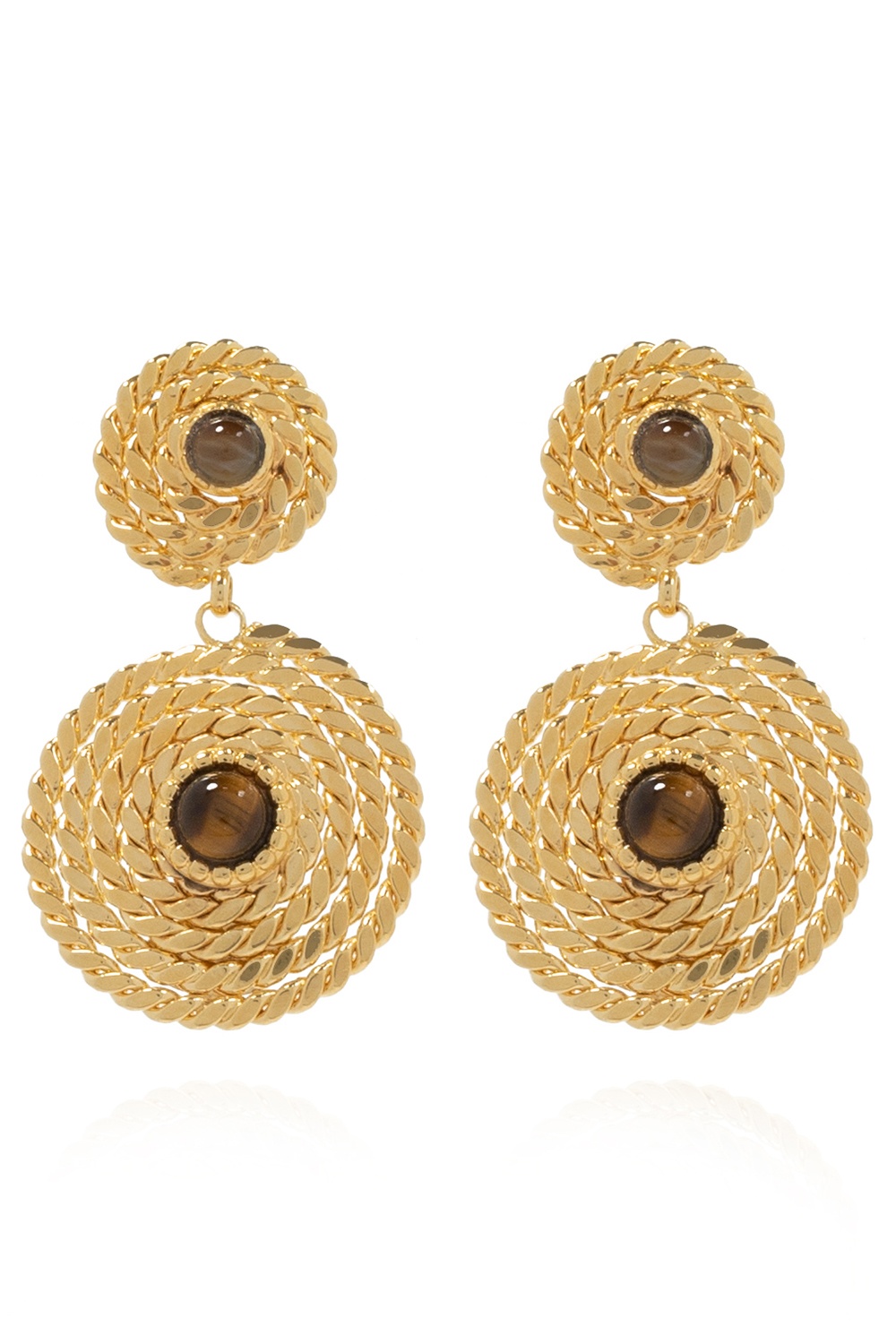 Gas Bijoux 'Onde Lucky' gold-plated earrings | Women's Jewelery 